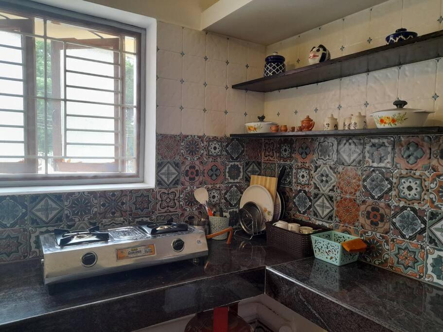 A Chettinad Villa In Coimbatore On The Way To Adiyogi And Nearer To Maruthamalai Екстериор снимка