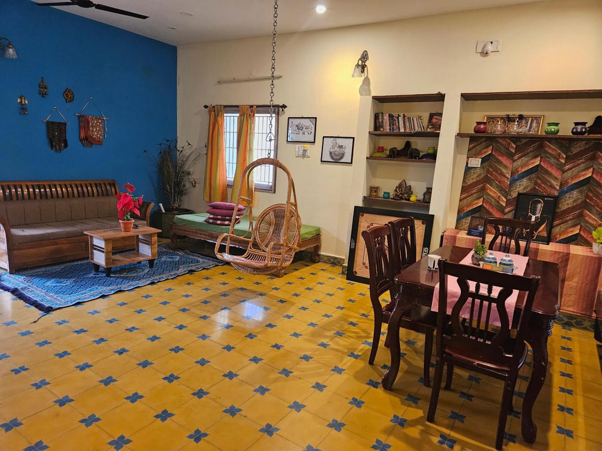 A Chettinad Villa In Coimbatore On The Way To Adiyogi And Nearer To Maruthamalai Екстериор снимка